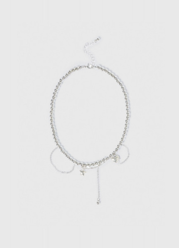 Колье для девочек, Серебряный