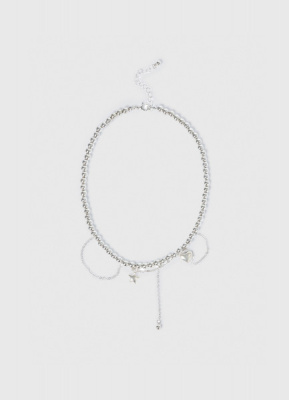 Колье для девочек, Серебряный