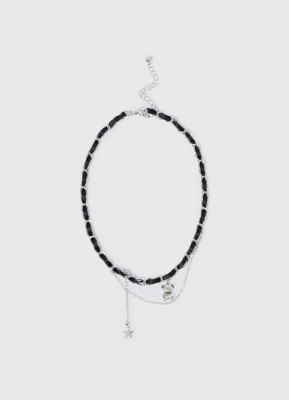 Колье с подвеской для девочек, Черный