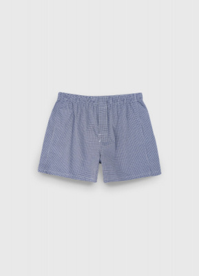 Текстильные трусы-боксеры, Голубой