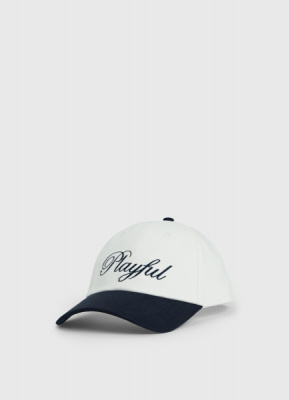 Бейсболка с вышивкой, Белый