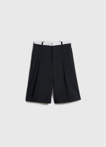 Шорты-бермуды для девочек, Черный