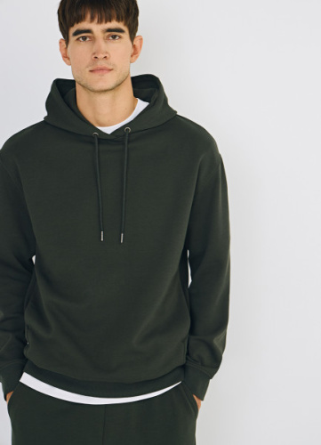 Худи из хлопка, Зеленый
