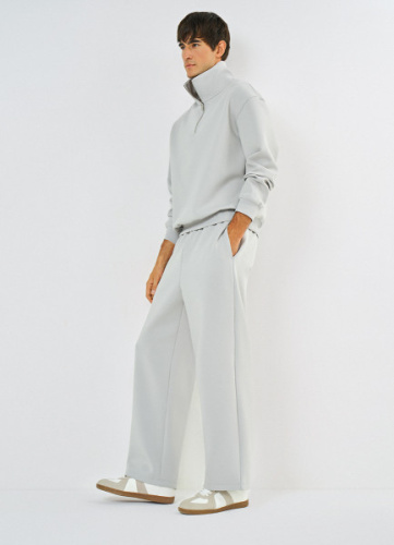 Брюки с эластичным поясом, Серый