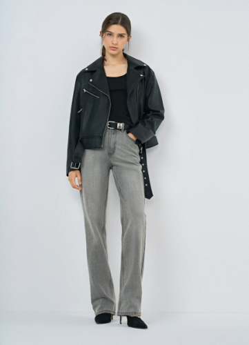 Косуха из искусственной кожи, Черный