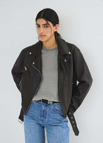 Косуха из искусственной кожи, Коричневый