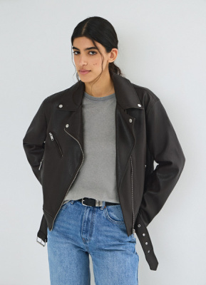 Косуха из искусственной кожи, Коричневый