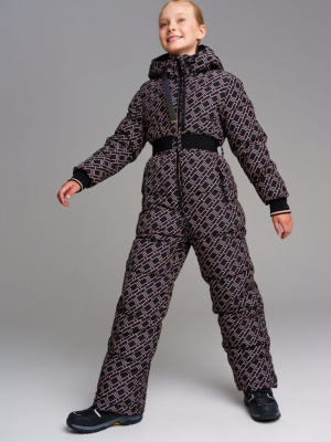 Комбинезон текстильный с полиуретановым покрытием для девочек