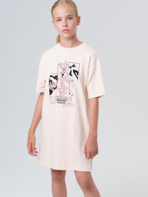 Сорочка ночная трикотажная для девочек