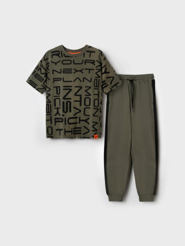 Комплект трикотажный для мальчиков: фуфайка (футболка), брюки