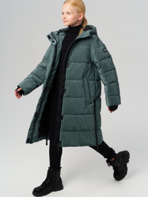 Пальто текстильное с полиуретановым покрытием для девочек