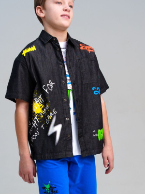 Сорочка текстильная для мальчиков