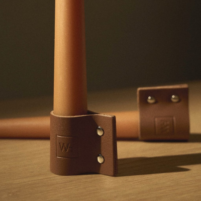 Холдер под свечу Knoop brandy (комплект 2 шт)