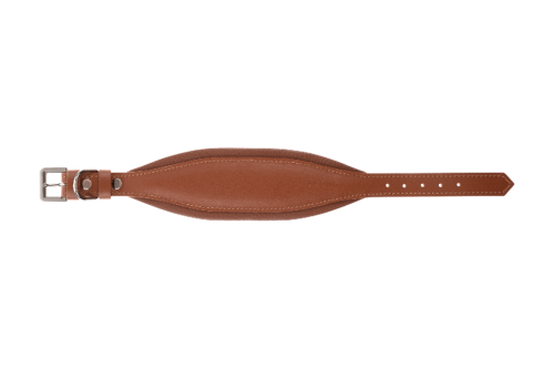 Кожаный ошейник Селедка Brown