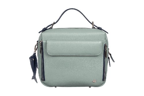 Женская сумка Big Shell Grey-Blue