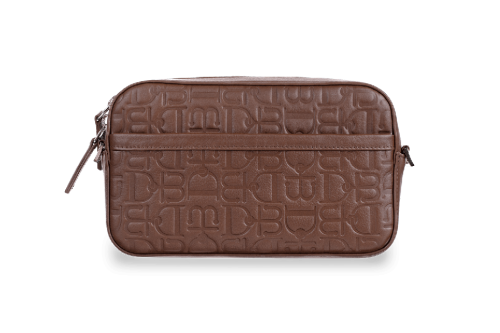 Кросс-боди Dreams с тиснением Brown