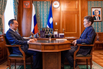 Учредитель «Арктик Капитал» рассказал главе Якутии о планах и развитии компании /    Республика Саха (Якутия)