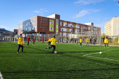 «Таас-Юрях Нефтегазодобыча» открывает новые детские спортивные площадки в Якутии /    Республика Саха (Якутия)