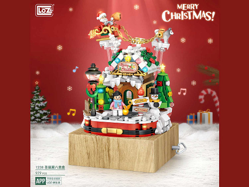 1238_MK Конструктор Рождественская музыкальная шкатулка