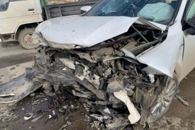 В Якутске произошло тройное ДТП, есть пострадавшие /  Якутск Якутск Республика Саха (Якутия)