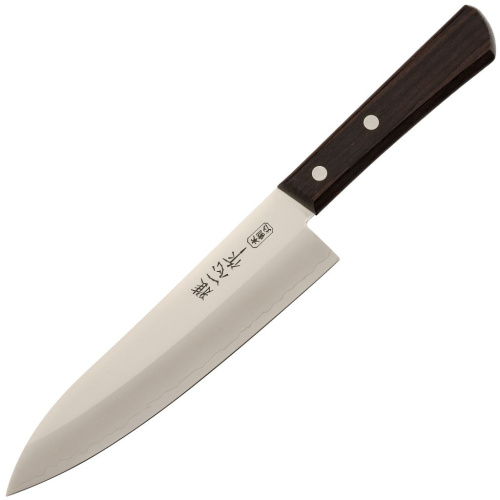 Нож Шефа Kanetsugu Special Offer, 2004, розовое дерево, сталь AUS-8, в картонной коробке