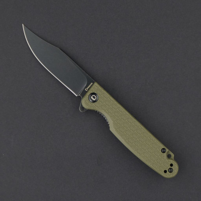 Складной нож Daggerr Leprechaun olive BW DL, сталь 8Cr14MoV, рукоять FRN