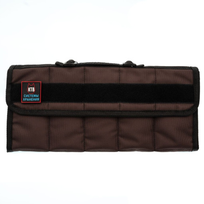 Сумка для 10 ножей KTB, коричневая