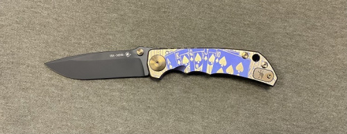 Складной нож Spartan Blades SHF Flush, сталь S45VN, рукоять титан