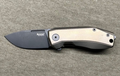 Складной нож LionSteel NANO, сталь MagnaCut, рукоять титан