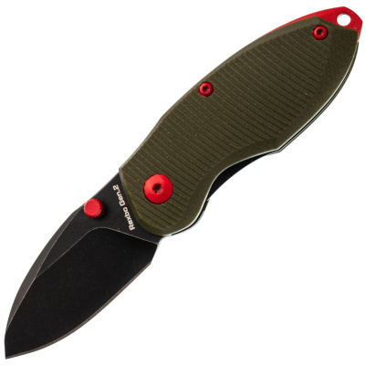 Складной нож Mr.Blade Rexbo Gen.2 Boba Fett blackwash сталь D2 рукоять Olive G10