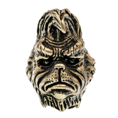 Бусина для темляка Гринч, мельхиор