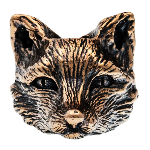 Бусина для темляка Лиса, бронза