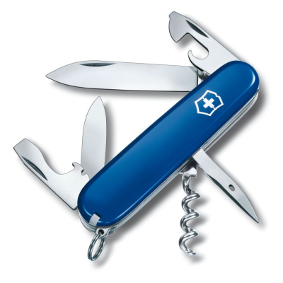 Нож перочинный Victorinox Spartan, сталь X55CrMo14, рукоять Cellidor®, синий, 12 функций, 91мм
