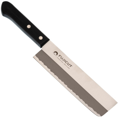 Кухонный нож Накири Tojiro Fuji Cutlery FC-1622, сталь Mo-V, рукоять полипропилен, черный