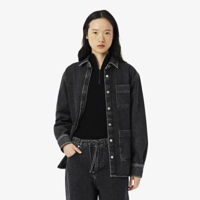 Женская джинсовая куртка Lacoste из органического хлопка