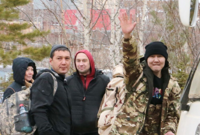 Возвращайтесь здоровыми и невредимыми! /  Мирный Мирнинский Республика Саха (Якутия)