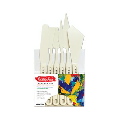 Набор пластиковых мастихинов Mungyo 6 шт