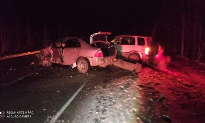 Тройное ДТП произошло в Мегино-Кангаласском районе Якутии /   Мегино-Кангаласский Республика Саха (Якутия)