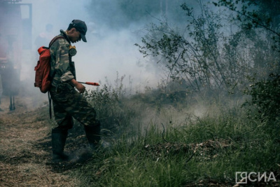 Рядом с Якутском потушили лесной пожар / ЯСИА   