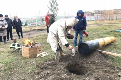 В Кангалассах состоялась церемония благословения мобилизованных якутян /    Республика Саха (Якутия)