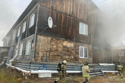 Двое погибших обнаружено на месте пожара в Якутске /  Якутск Якутск Республика Саха (Якутия)