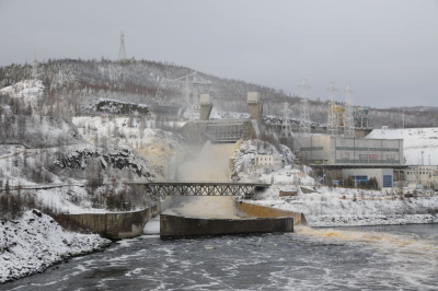 Вилюйская ГЭС отмечает 55-летие ввода первого агрегата /  Мирный Мирнинский Республика Саха (Якутия)