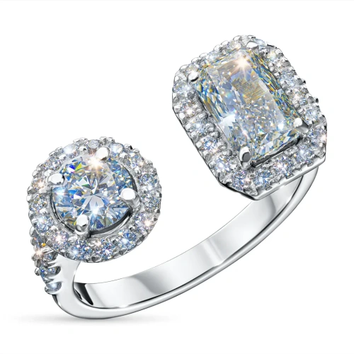 Кольцо из белого золота э4712кц06250355_white