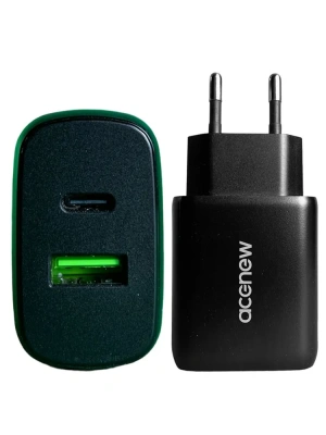 Сетевое зарядное устройство Acenew Fast Charger 30W USB/Type-C (черный)