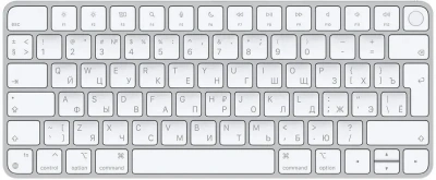 Беспроводная клавиатура Apple Magic Keyboard with Touch ID USB-C русская White (MXCK3)