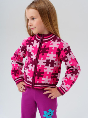 Кардиган трикотажный для девочек