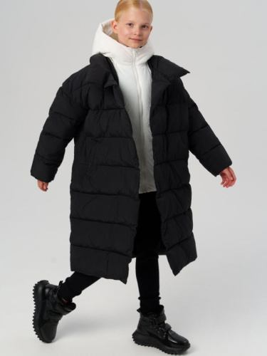 Пальто текстильное с полиуретановым покрытием для девочек