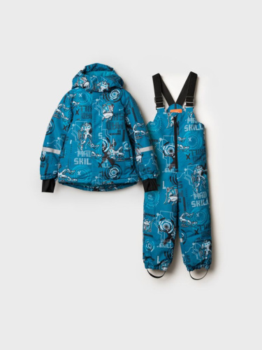 Комплект текстильный с полиуретановым покрытием для мальчиков: куртка, полукомбинезон