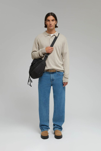 Джемпер-поло с шерстью