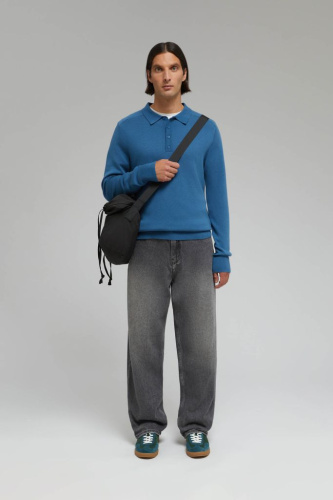 Джемпер-поло с шерстью